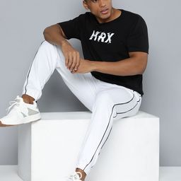 HRX by Hrithik Roshan Men Brand Logo Printed Pure Cotton T-shirt-image-33