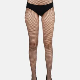 N2S NEXT2SKIN Women Black Patterned Fishnet Stockings-image-61