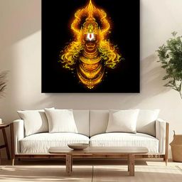 999Store Black & Gold-Toned Canvas Religious Wall Paintings-image-29