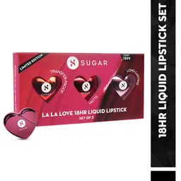 SUGAR Set of 3 La La Love 18 Hr Liquid Lipstick - 5ml Each-9