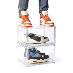 SNEAKARE Transparent 2 Pieces Shoe Storage Organizer-image-25