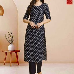 Moda Rapido Pack of 2 Printed Straight Kurta with Trousers-picture-5