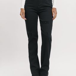 FREAKINS Women Slim Fit High-Rise Low Distress Jeans-picture-18