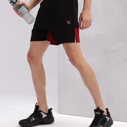 HRX by Hrithik Roshan Men Colourblock Running Shorts-image-103