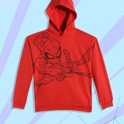 YK Marvel Boys Red & Black Spider-Man Printed cSweatshirt-image-23