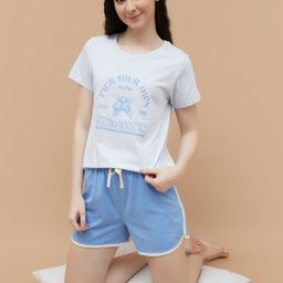 Ginger by Lifestyle Women Typography Printed Round Neck Cotton T-shirt-image-32