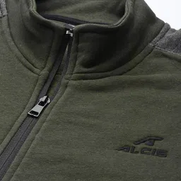 Alcis Men Colourblocked Running Open Front Jacket image 2