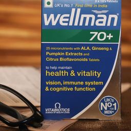 Wellman Pumpkin seed extract, vitamin D, 70+ multivitamin tablets-image-71