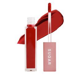 SUGAR Mettle Liquid Lipstick - 04 Sirius (Cherry Red) 7 ml-11