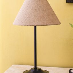 Devansh Beige & Assorted Solid Contemporary Designer Stick Wrought Iron Table Lamp image 2