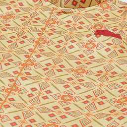 KISAH Men Solid Kurta with Churidar & Nehru Jacket image 4