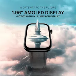 NOISE Vision 3 with 1.96" AMOLED Display with Thin Bezel, Metallic Build Smartwatch image 2