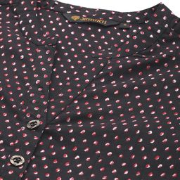 AMUKTI Abstract Print Mandarin Collar Printed Ethnic Tunic image 5