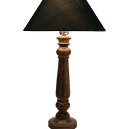 Homesake Brown & Green Solid Mabel Antique Handcrafted Table Lamp with Shade image 5