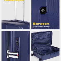 WROGN Unisex Hard Shell Large Trolley Suitcase 68.5L image 2