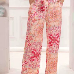 ETC Women Abstract Printed Parallel Trousers-picture-0