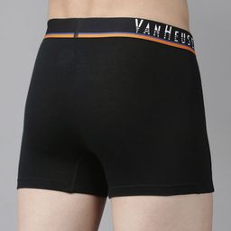 van heusen innerwear Van Heusen Active Men Solid Swift Dry Mesh Panel Trunks 40044-BLACK-10591196 image 2