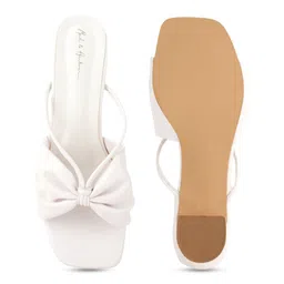 Mast & Harbour Embellished Block Mules with Bows image 5