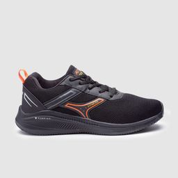 Action Men Black Mesh Running Shoes image 3