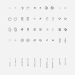 ToniQ Set of 25 Geometric Studs Earrings image 3