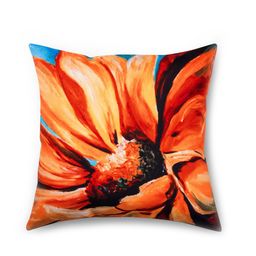 SEJ by Nisha Gupta Multicoloured 16" x 16" Set of 3 Square Printed Cushion Covers image 3