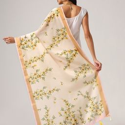 Kaizen TEXO FAB Floral Printed Dupatta With Zari image 3