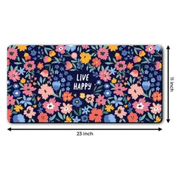 Gathari Blue & Pink Water Resistent & Anti Slippery Desk Mat image 5