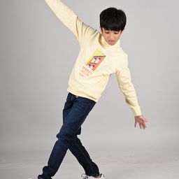 TALES & STORIES Boys Off White Printed Pullover Sweatshirt-image-71