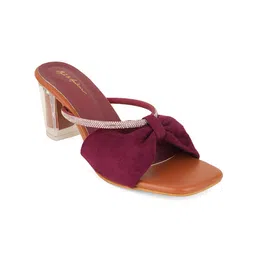 Mast & Harbour Embellished Block Mules with Bows image 3
