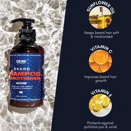 OMG OnlyMenGrooming Set Of 2 Beard Shampoo & Conditioner - 180 ml & Beard Balm - 100 g image 3