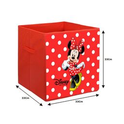Kuber Industries Set Of 2 Disney Printed Foldable Large Size Multi-Utility Sustainable Storage Cubes With Handle image 4