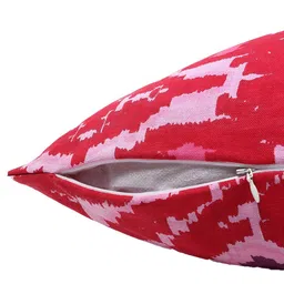 Contrast Living Set Of 2 Red & Pink Printed Square Cushion Covers image 5