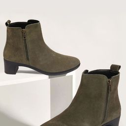 FAUSTO Women High-Top Block Heel Chelsea Boots-picture-42