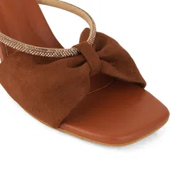 Mast & Harbour Embellished Block Mules with Bows image 4