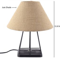 Devansh Beige Solid Traditional Frustum Table Lamp image 5