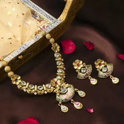 ASMITTA JEWELLERY Brass-Plated Jewellery Set-22
