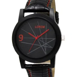 LOREM Men Printed Dial & Straps Analogue Watch LR08-A image 2