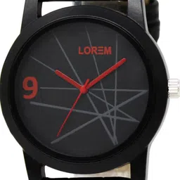 LOREM Men Printed Dial & Straps Analogue Watch LR08-A image 5