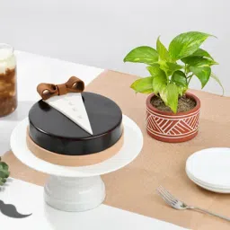 Father's Day Green Goodness And Cake Combo-image-99