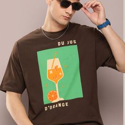 DILLINGER Men Printed Oversized Pure Cotton T-shirt-image-82