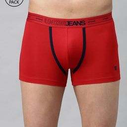 UnderJeans by Spykar Men Pack of 2 Solid Trunks 8907966432802-picture-49