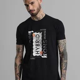 Klub Fox Men Printed Pockets T-shirt-picture-5