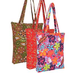Anekaant Floral Printed Shopper Shoulder Bag-51