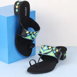 Metro Open Toe Block Sandals-11