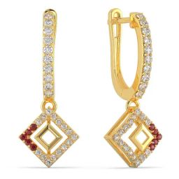 Malabar Gold and Diamonds 22k Yellow Gold Envy Earrings for Women-image-57