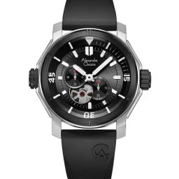 ALEXANDRE CHRISTIE 6565MARTBBA Open Heart Automatic Watch for Men-image-70