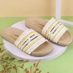 Mochi Women's Beige Casual Sandals-image-58