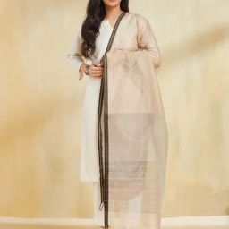 Fabindia Beige Regular Fit Dupatta-picture-25
