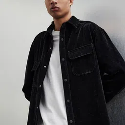 H&M Velvet Overshirt-picture-29