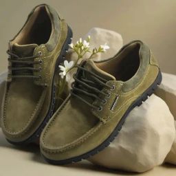 Woodland Men's Olive Derby Shoes-picture-33